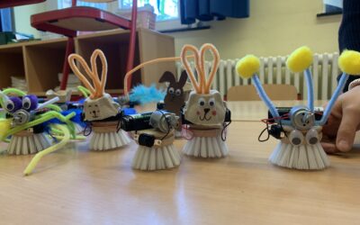 Tüftelwerkstatt in den Osterferien mit Wackelhasen und Co